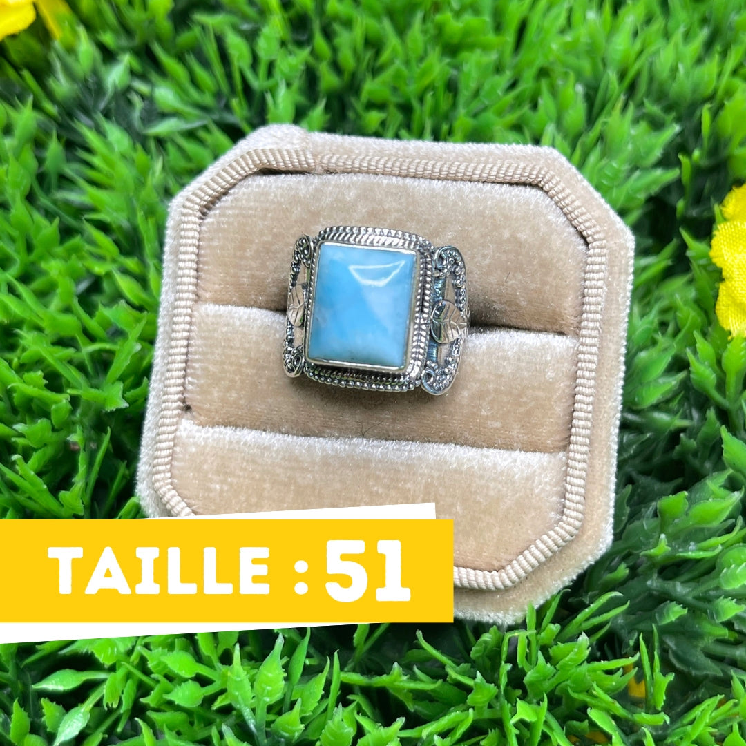 Bague Argent 925 Larimar #36