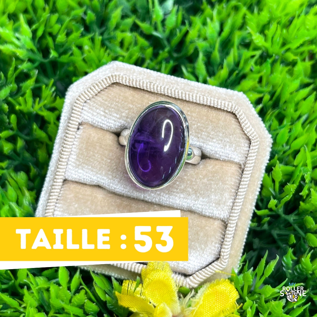 Bague Argent 925 Améthyste #126