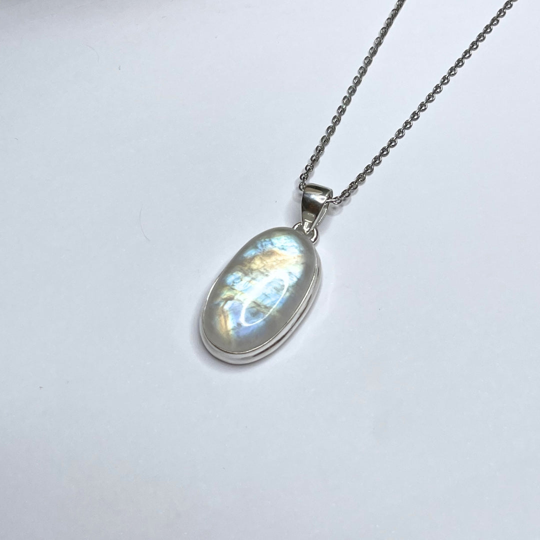 Pendentif Pierre de Lune Argent #18