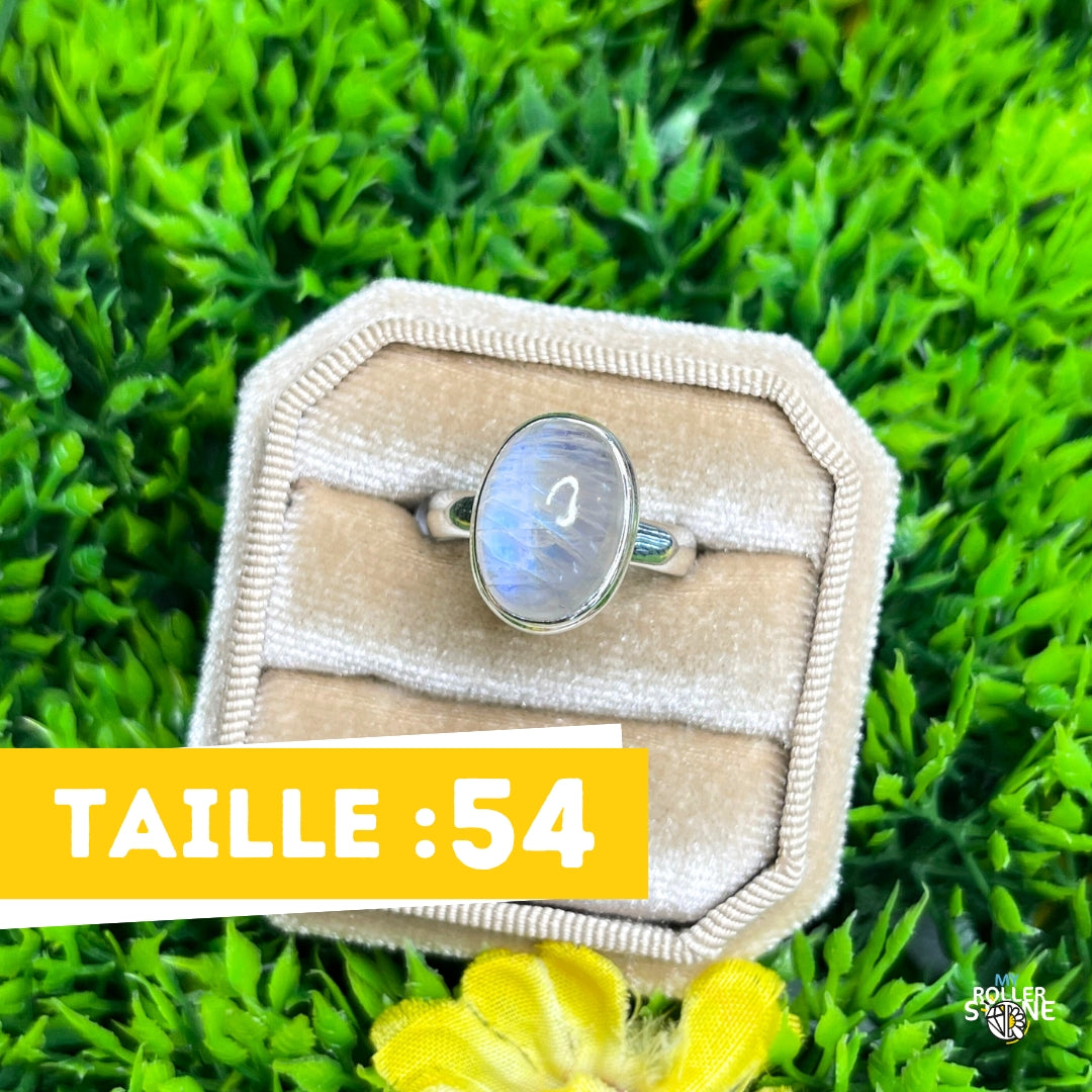 Bague Argent 925 Pierre de Lune #217