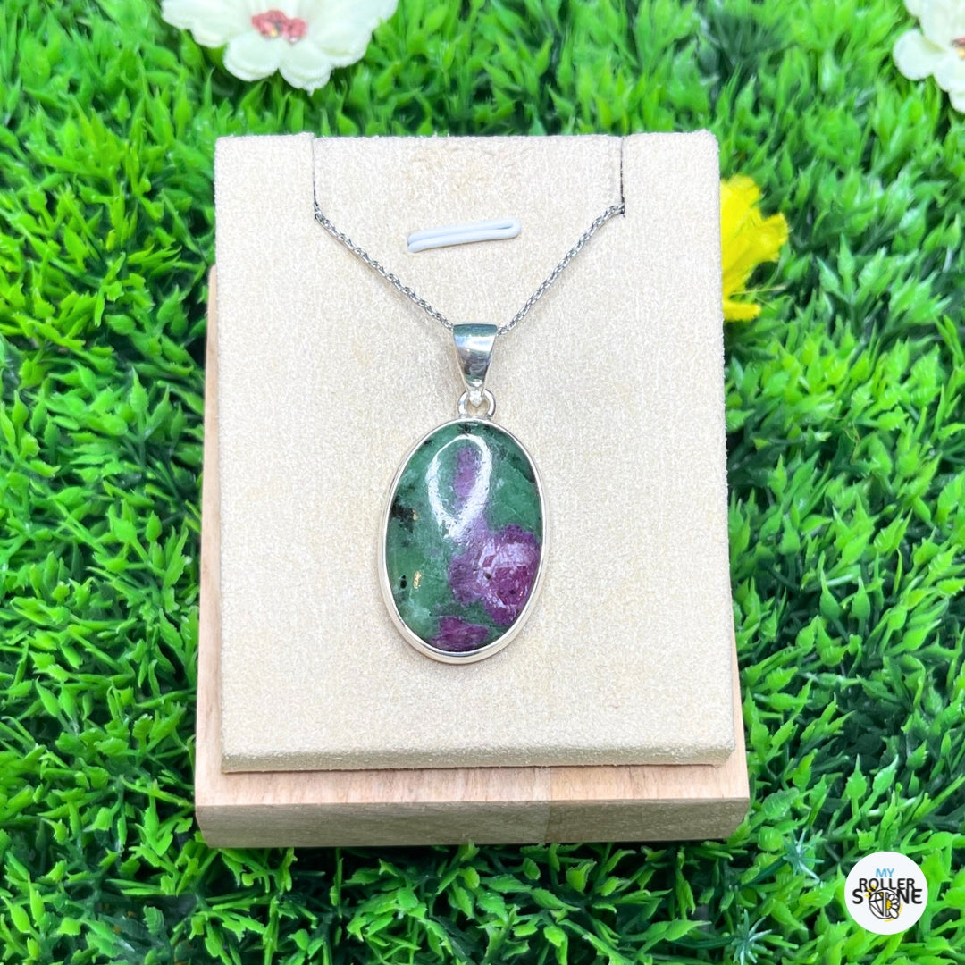 Pendentif Argent Rubis Zoisite #1