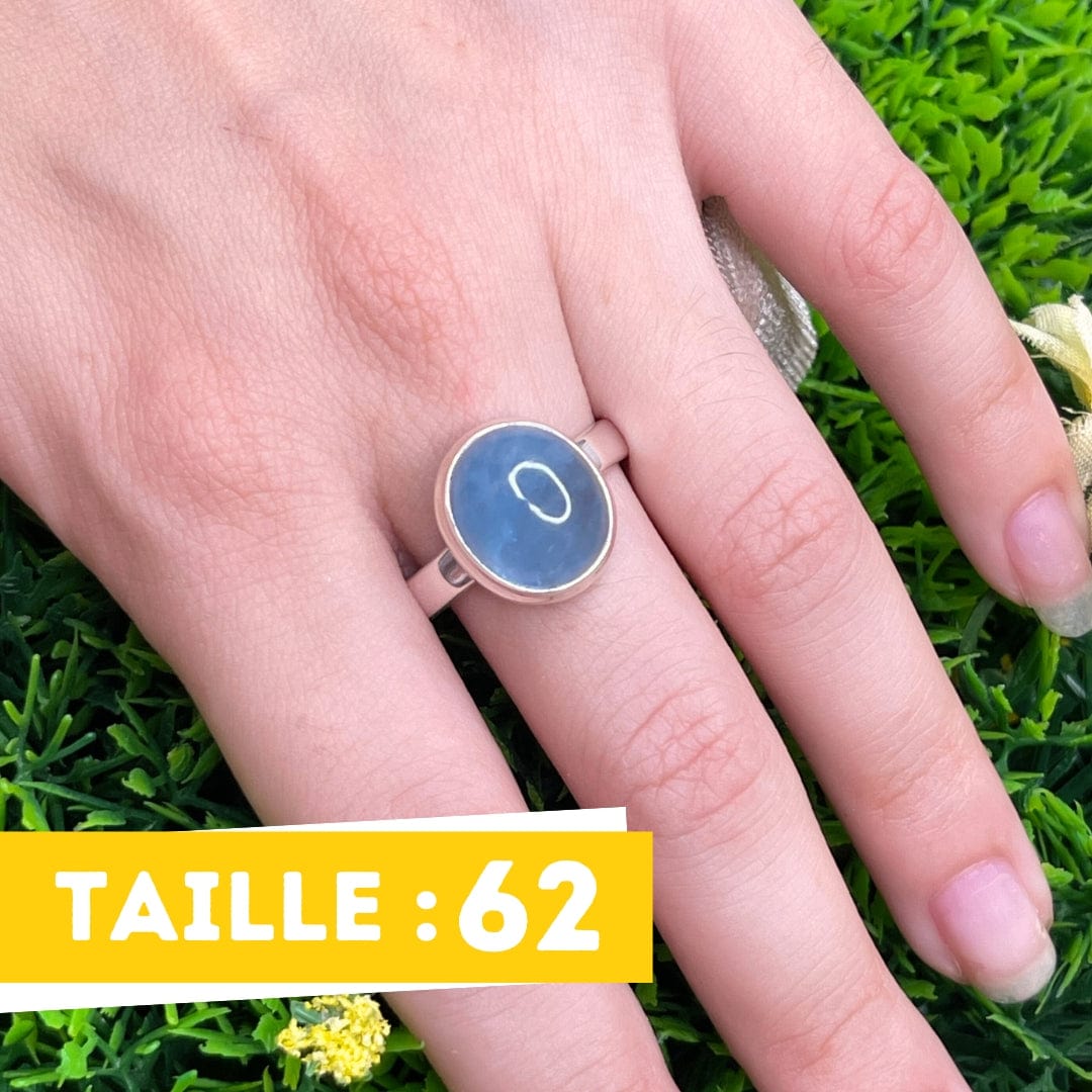 Bague Argent Aigue Marine #5