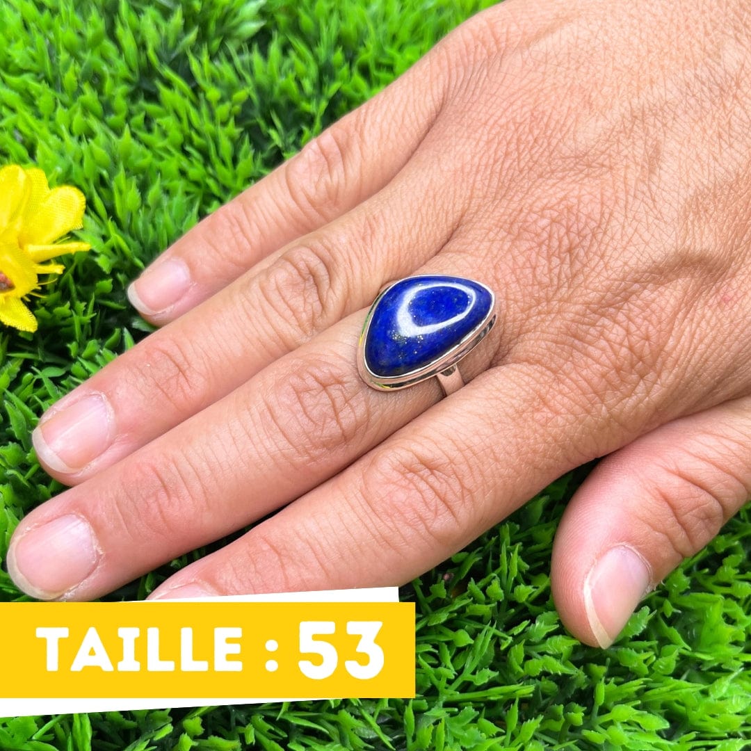 Bague Argent Lapis Lazuli #13