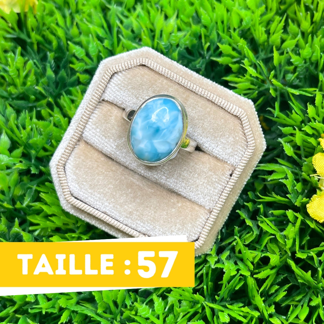 Bague Argent Larimar #104