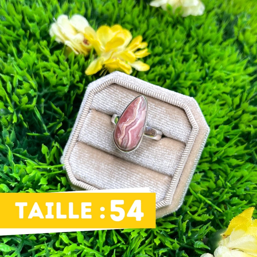 Bague Argent Rhodochrosite #42