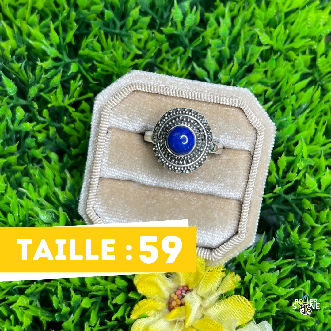 Bague Argent 925 Lapis Lazuli #224