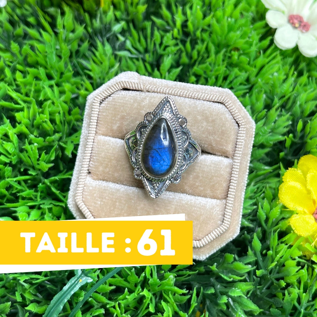 Bague Labradorite Bluefire Argent 925 #28