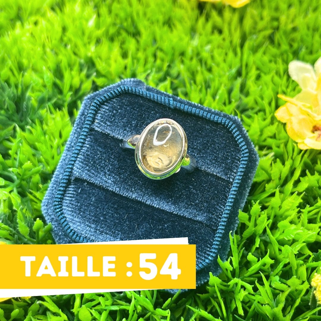 Bague Argent Citrine #28