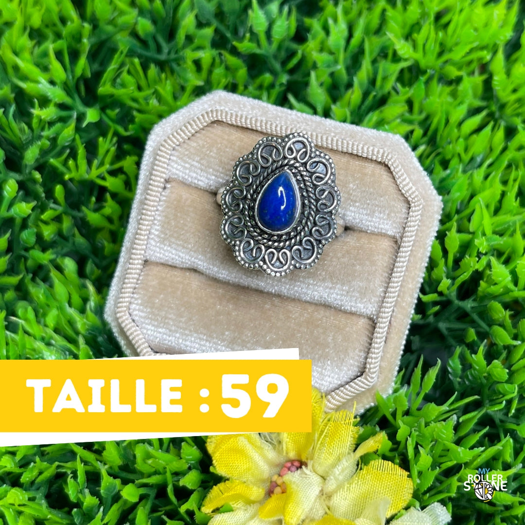 Bague Argent 925 Lapis Lazuli #217