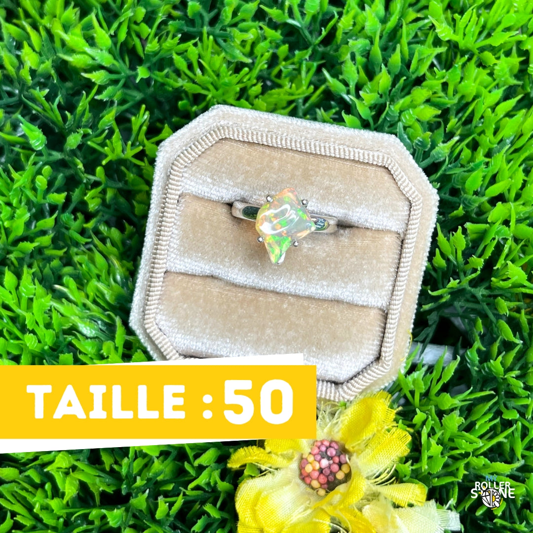 Bague Argent Opale d'Ethiopie #269