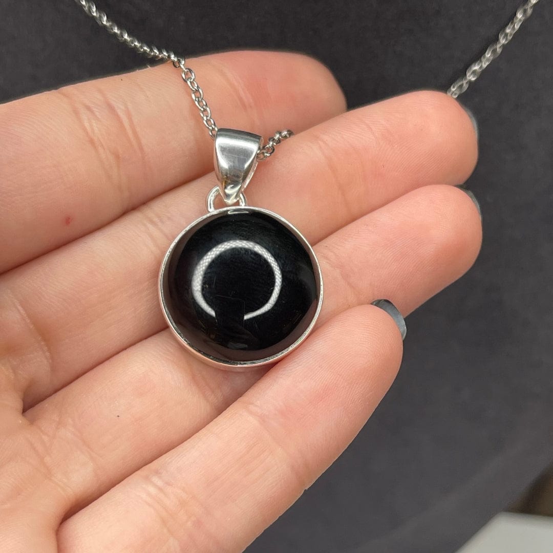 Pendentif Argent Onyx #10