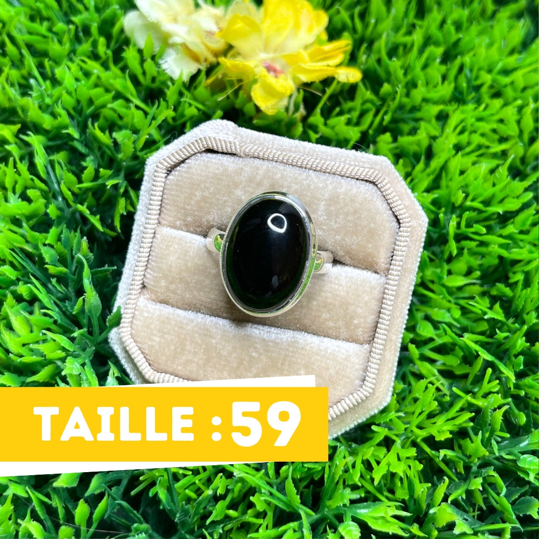 Bague Onyx Argent #43