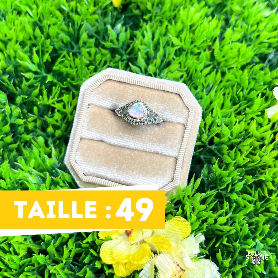 Bague Argent Opale d'Ethiopie #413