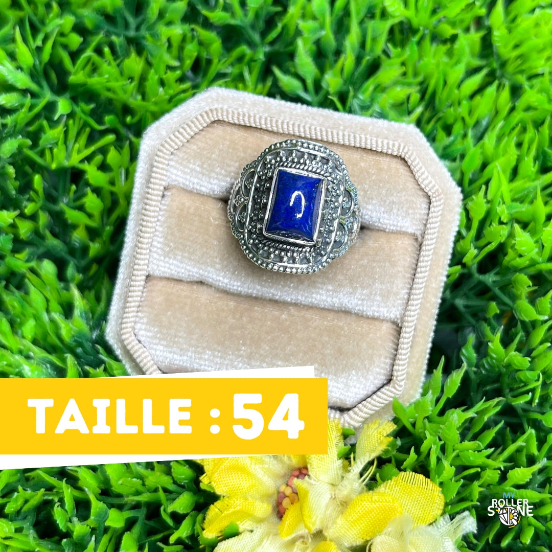 Bague Argent 925 Lapis Lazuli #193