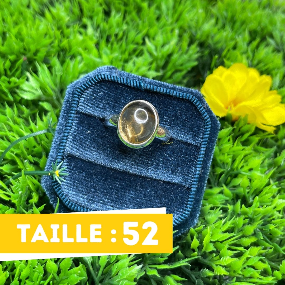 Bague Argent Citrine #13