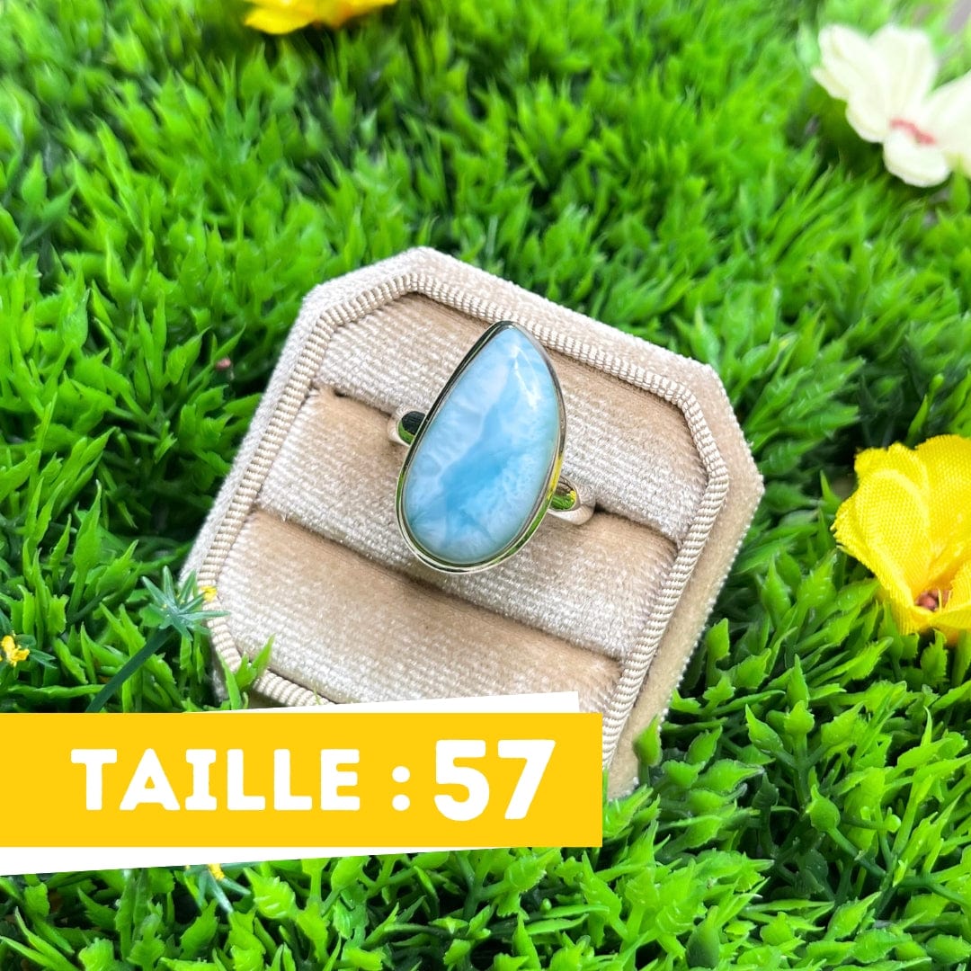 Bague Argent Larimar #31