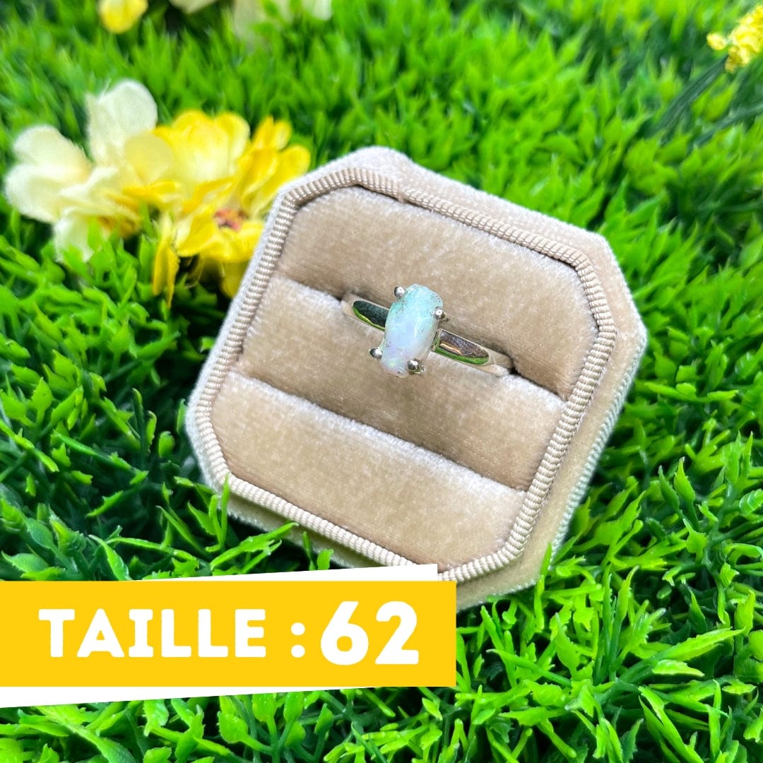 Bague Argent Opale d'Ethiopie #44