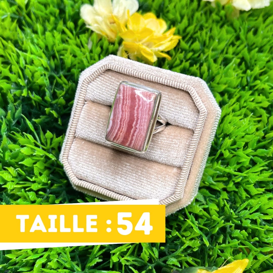 Bague Argent Rhodochrosite #35