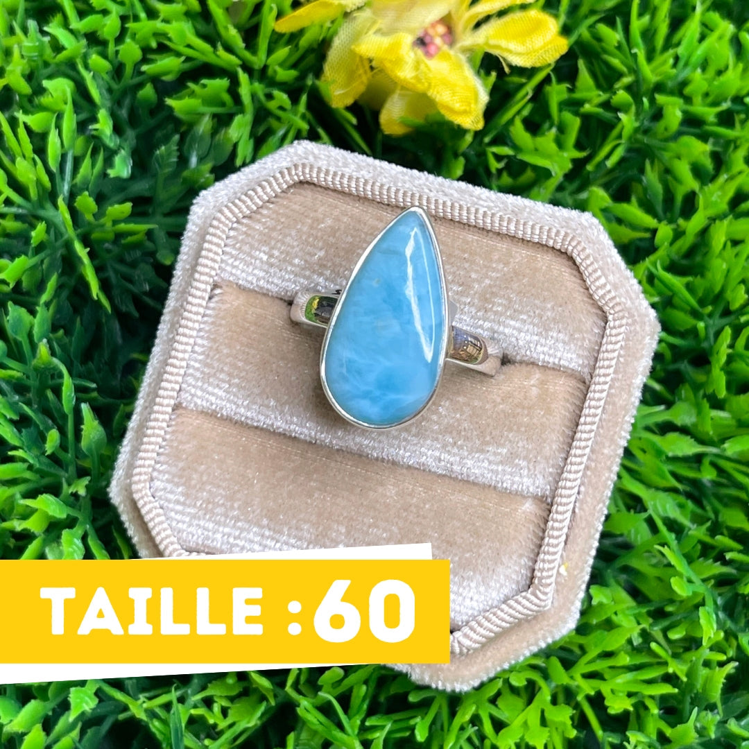 Bague Argent Larimar #75