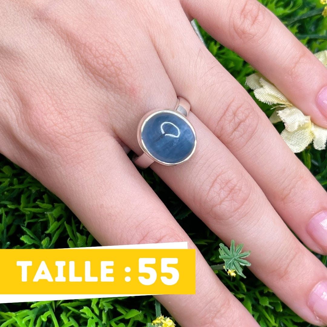 Bague Argent Aigue Marine #12