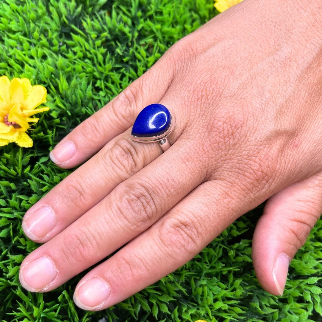 Bague Argent Lapis Lazuli #3