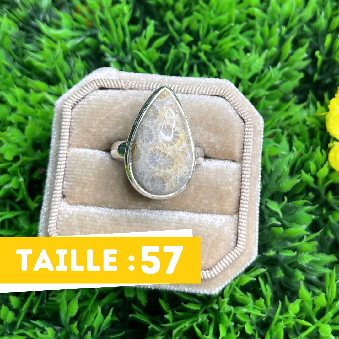 Bague Argent Chrysanthème #2