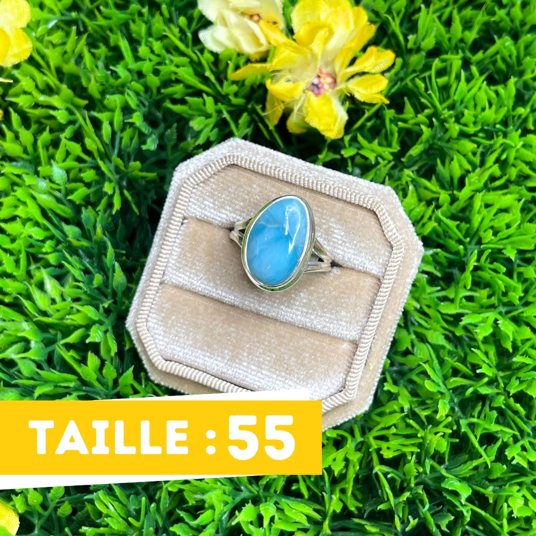 Bague Argent Larimar #43