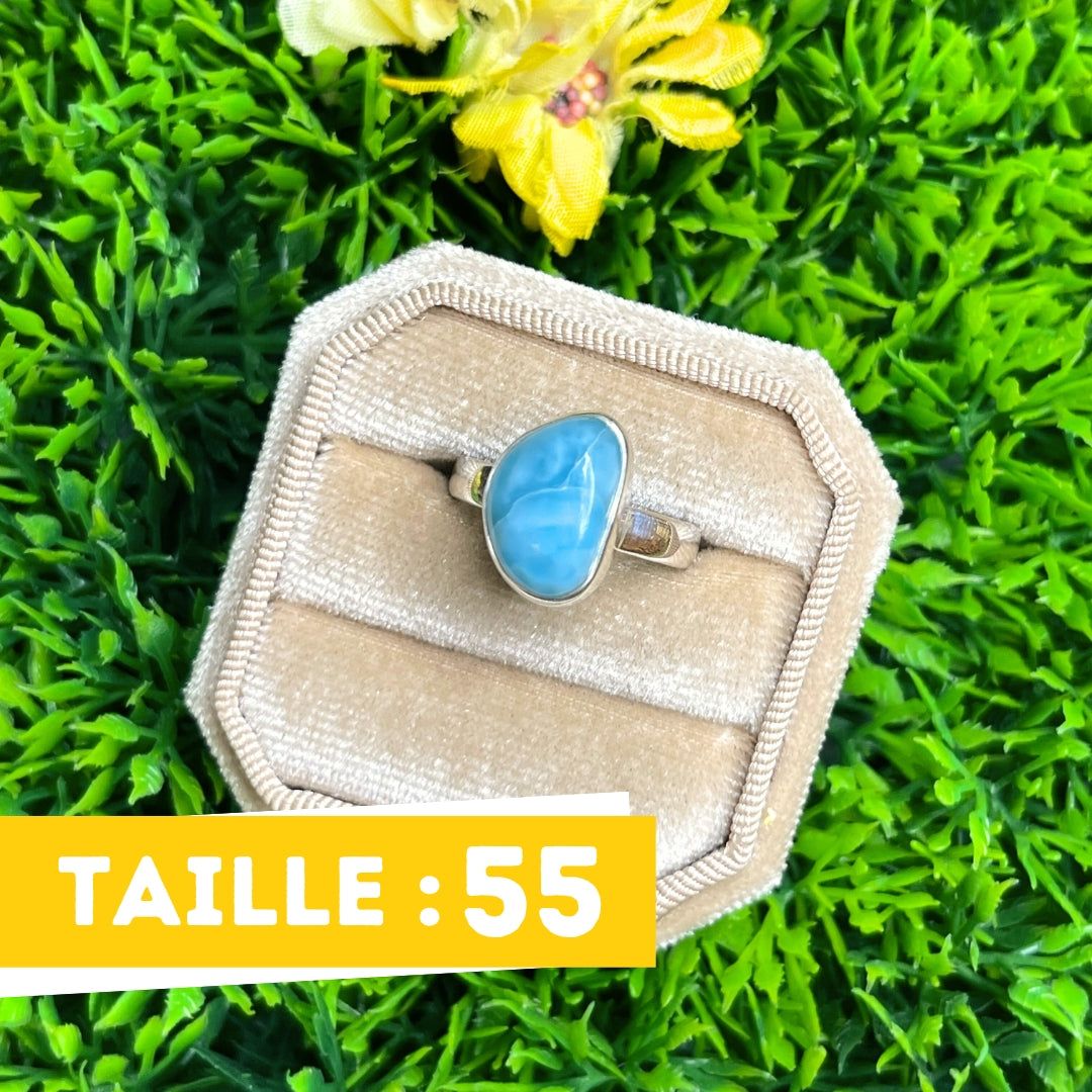 Bague Argent Larimar #65