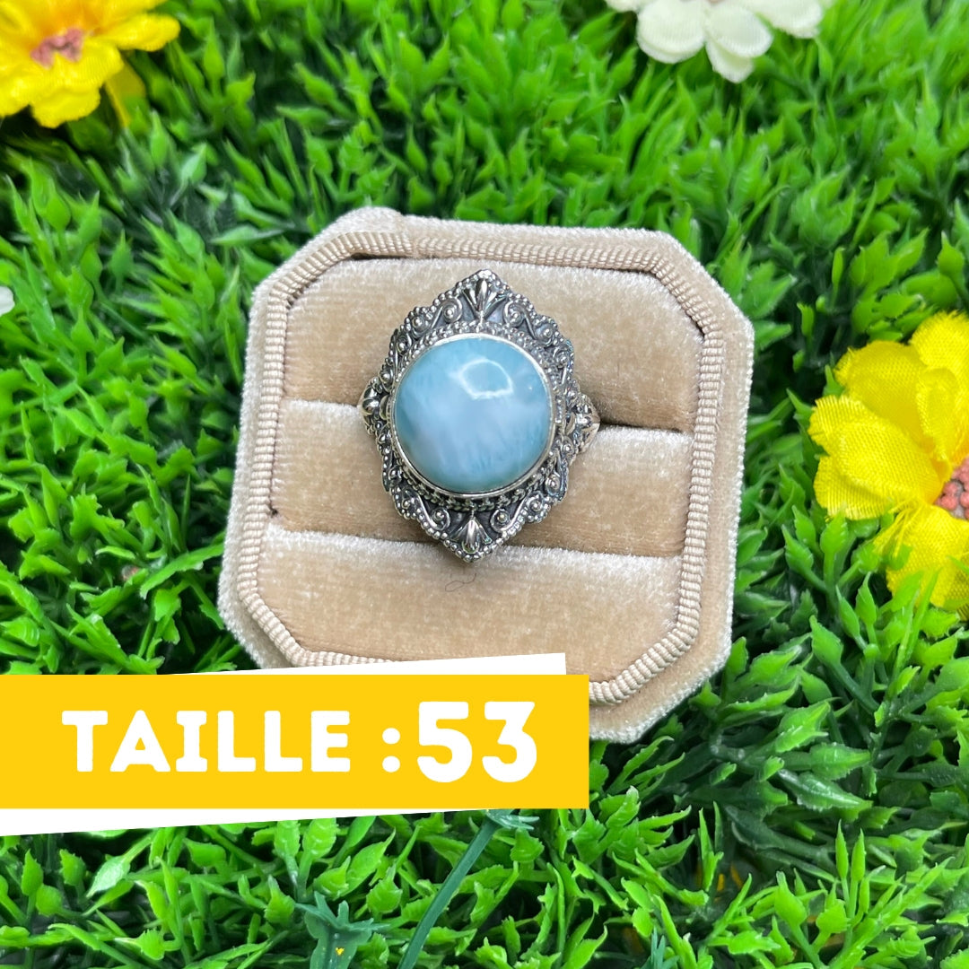 Bague Argent 925 Larimar #20