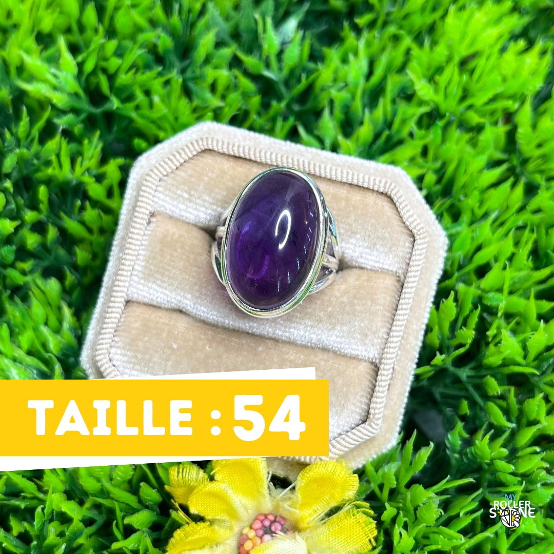 Bague Argent 925 Améthyste #102