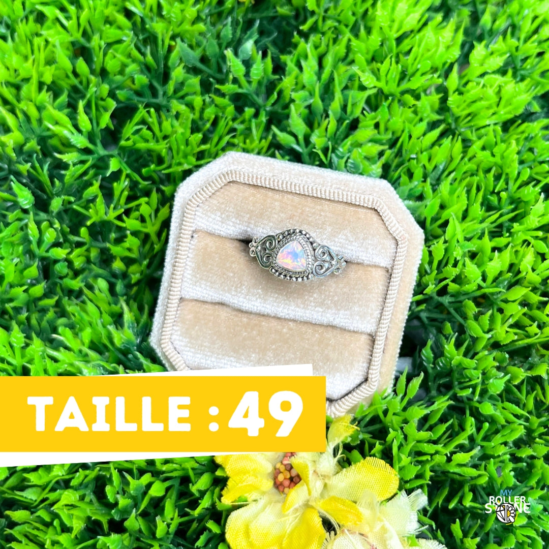 Bague Argent Opale d'Ethiopie #419