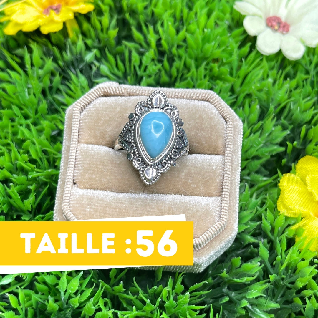 Bague Argent 925 Larimar #23