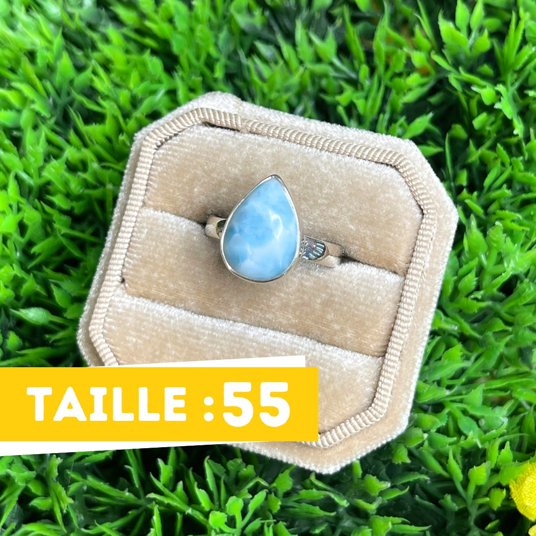 Bague Argent 925 Larimar #143