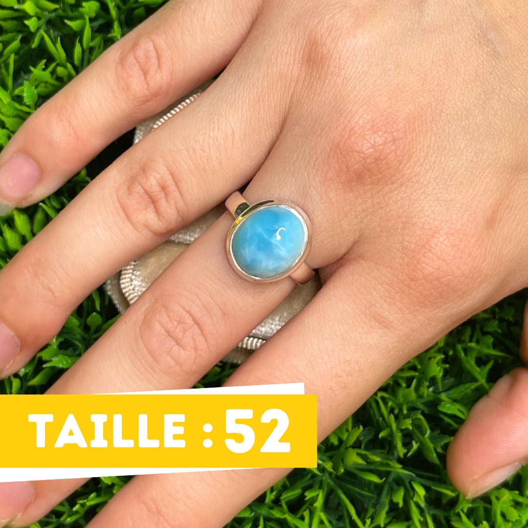 Bague Argent Larimar #52