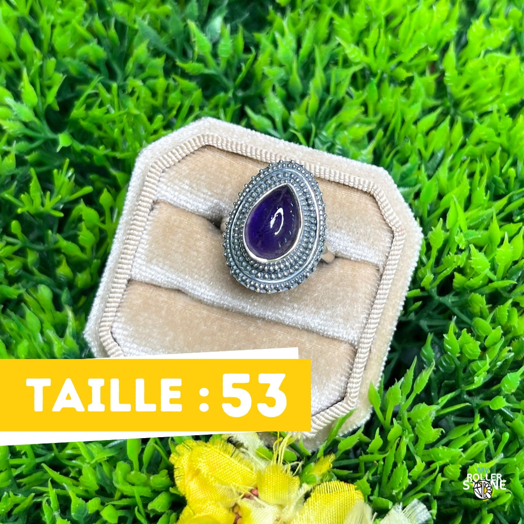 Bague Argent 925 Améthyste #184