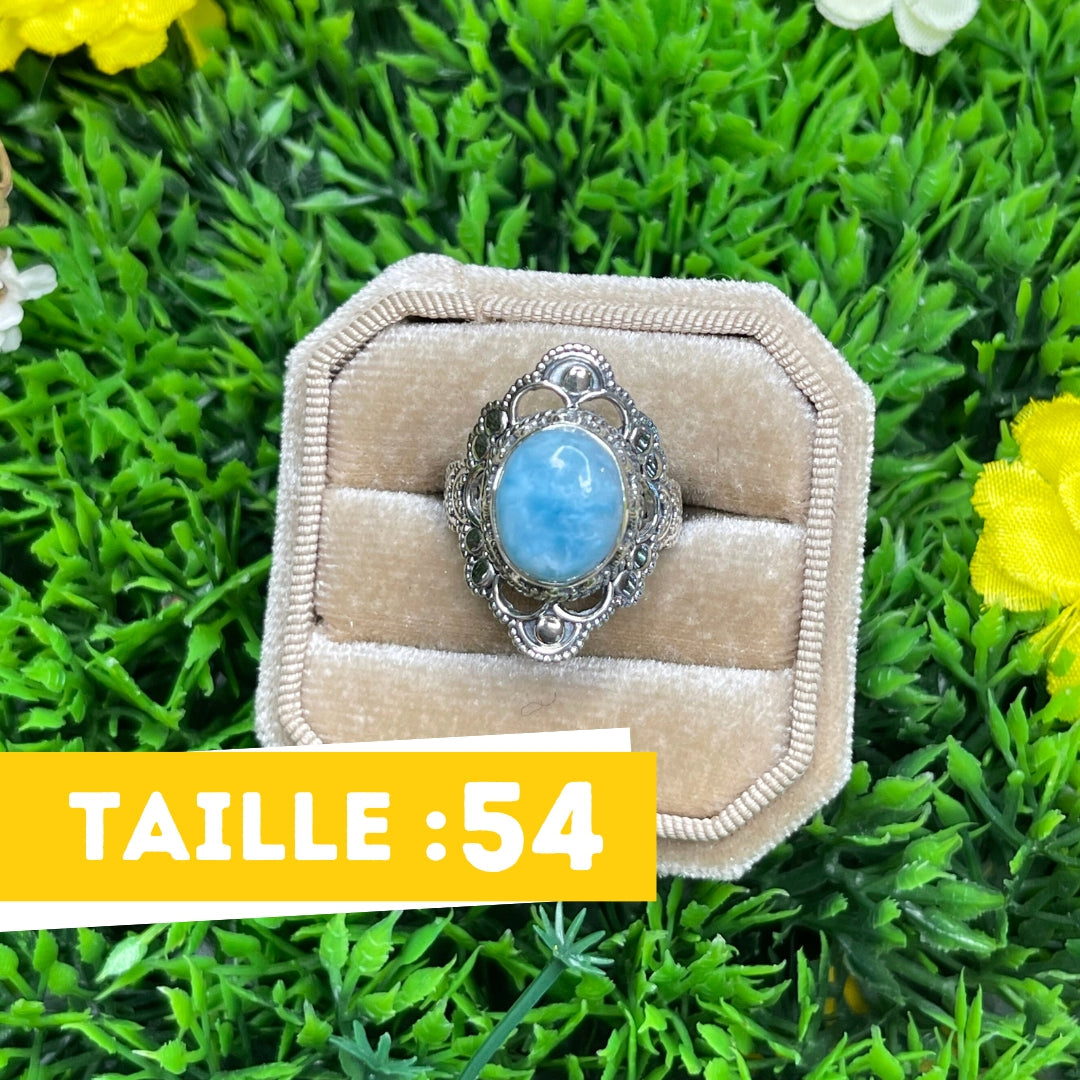 Bague Argent 925 Larimar #38