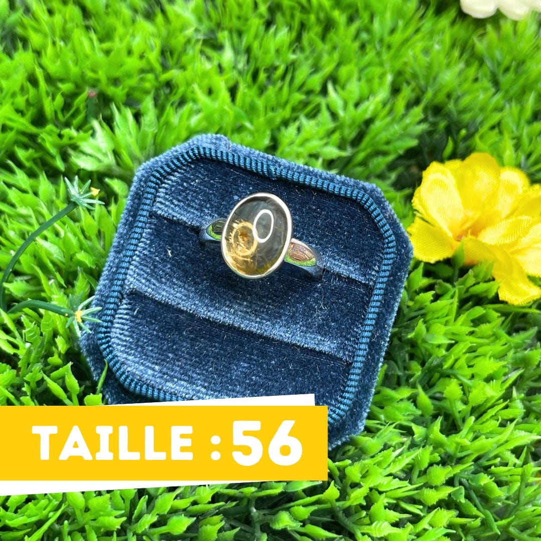 Bague Argent Citrine #11