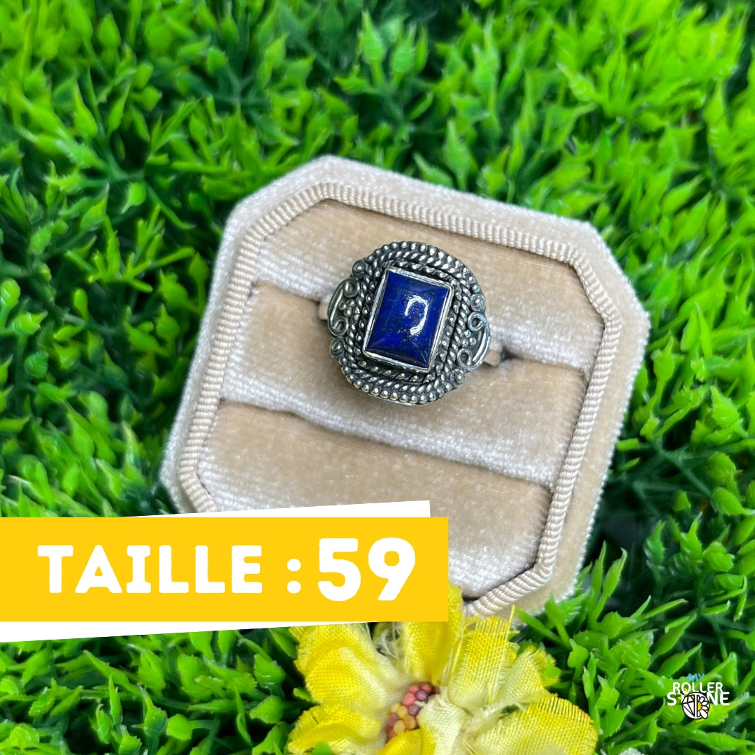 Bague Argent 925 Lapis Lazuli #220