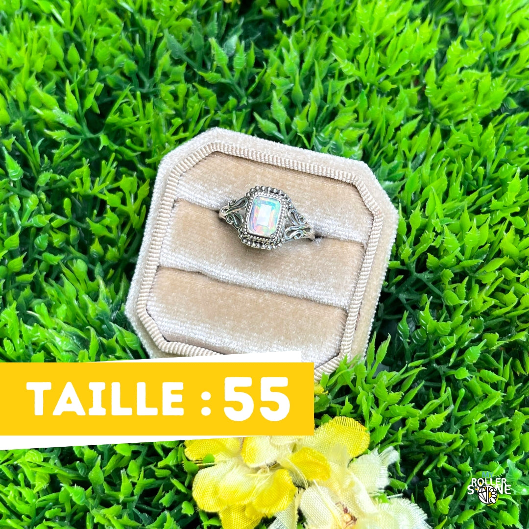 Bague Argent Opale d'Ethiopie #367