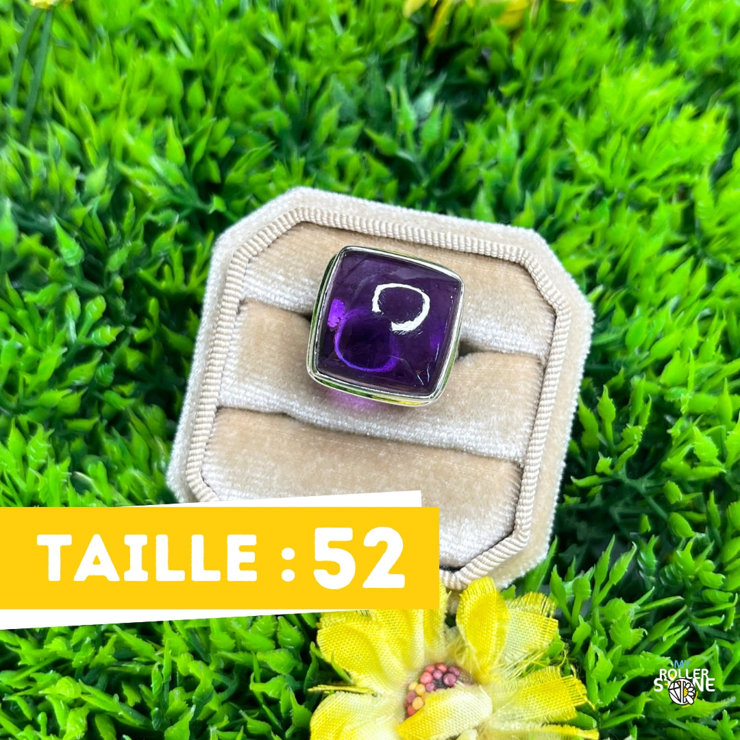 Bague Argent 925 Améthyste #90