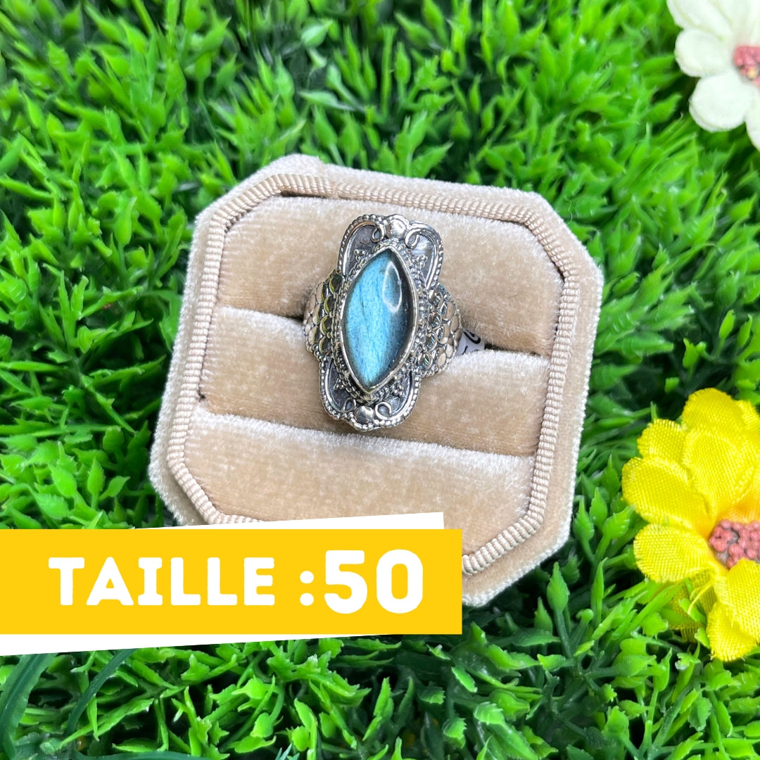 Bague Labradorite Bluefire Argent 925 #31