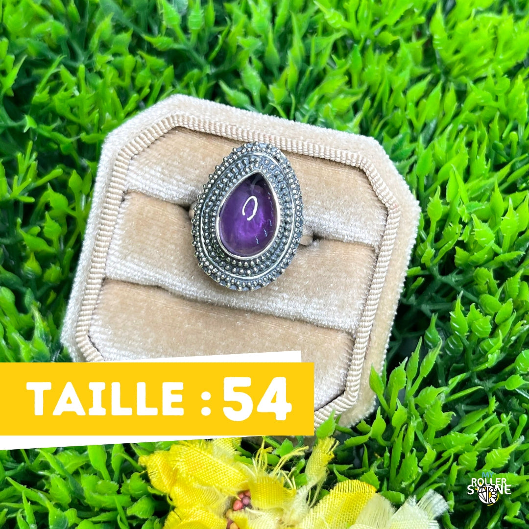 Bague Argent 925 Améthyste #181