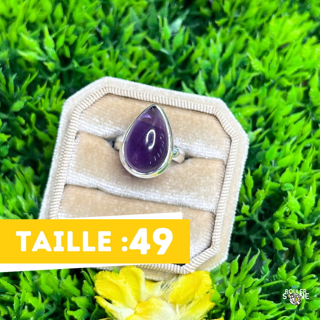 Bague Argent 925 Améthyste #66