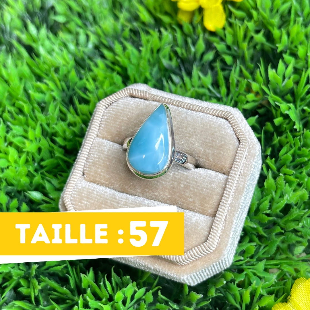 Bague Argent 925 Larimar #131