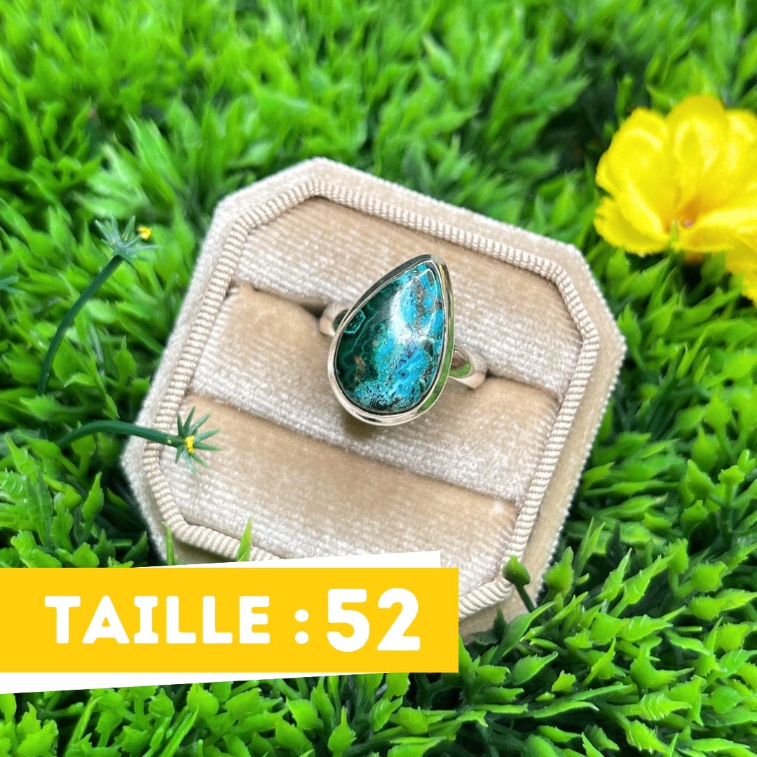 Bague Malachite Chrysocolle #28