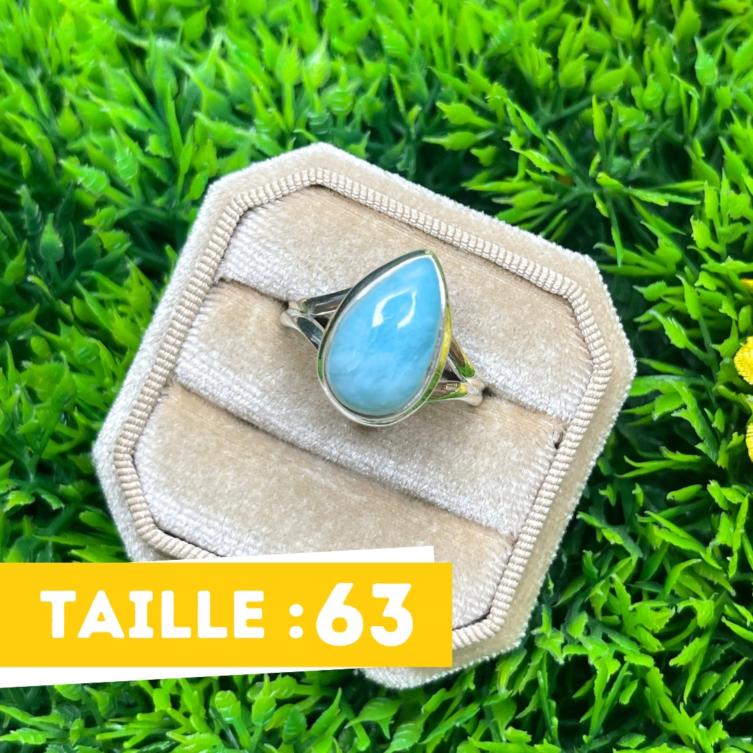 Bague Argent Larimar #118