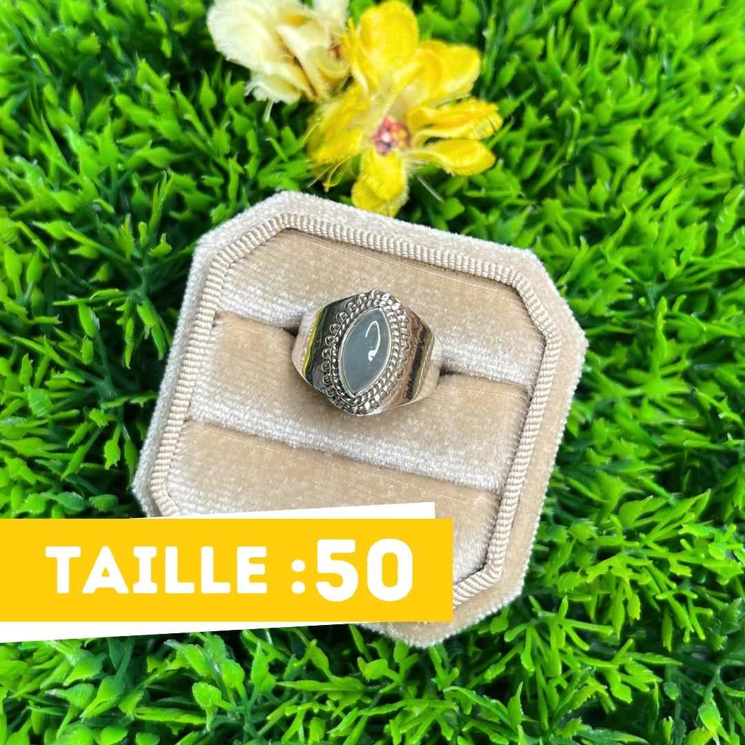 Bague Argent Aigue Marine #69