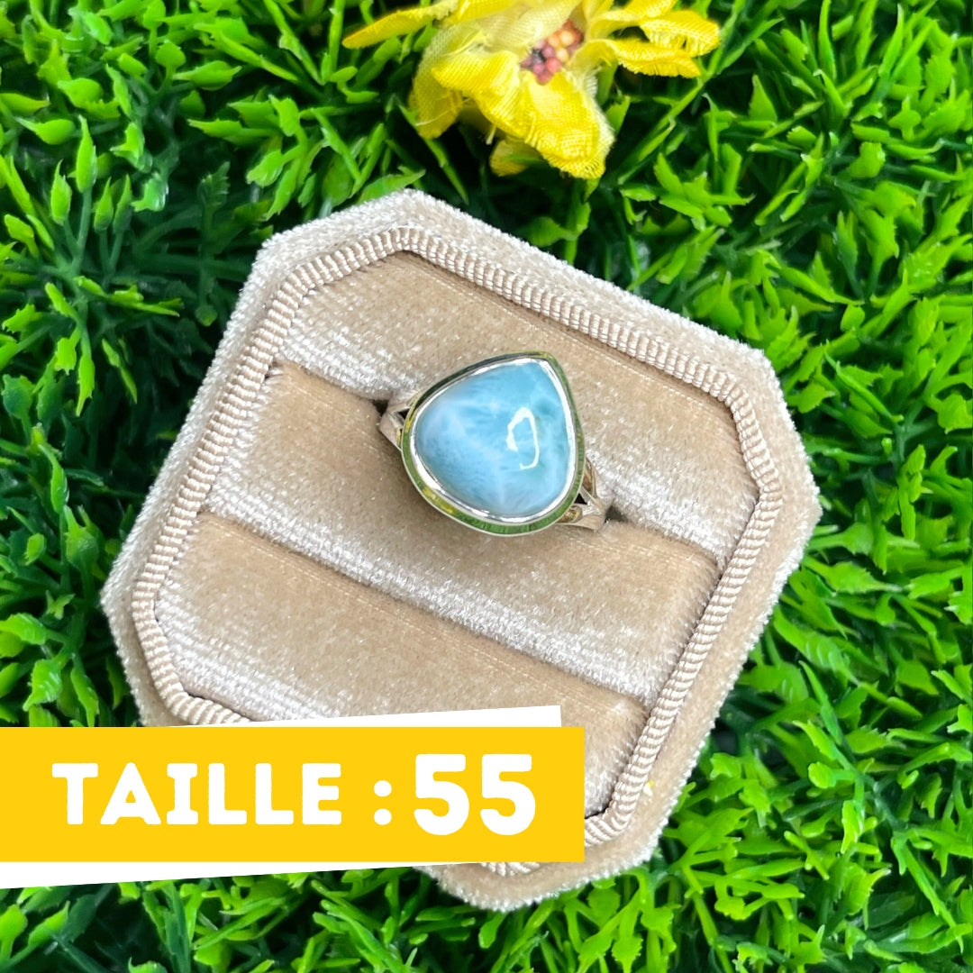 Bague Argent Larimar #64