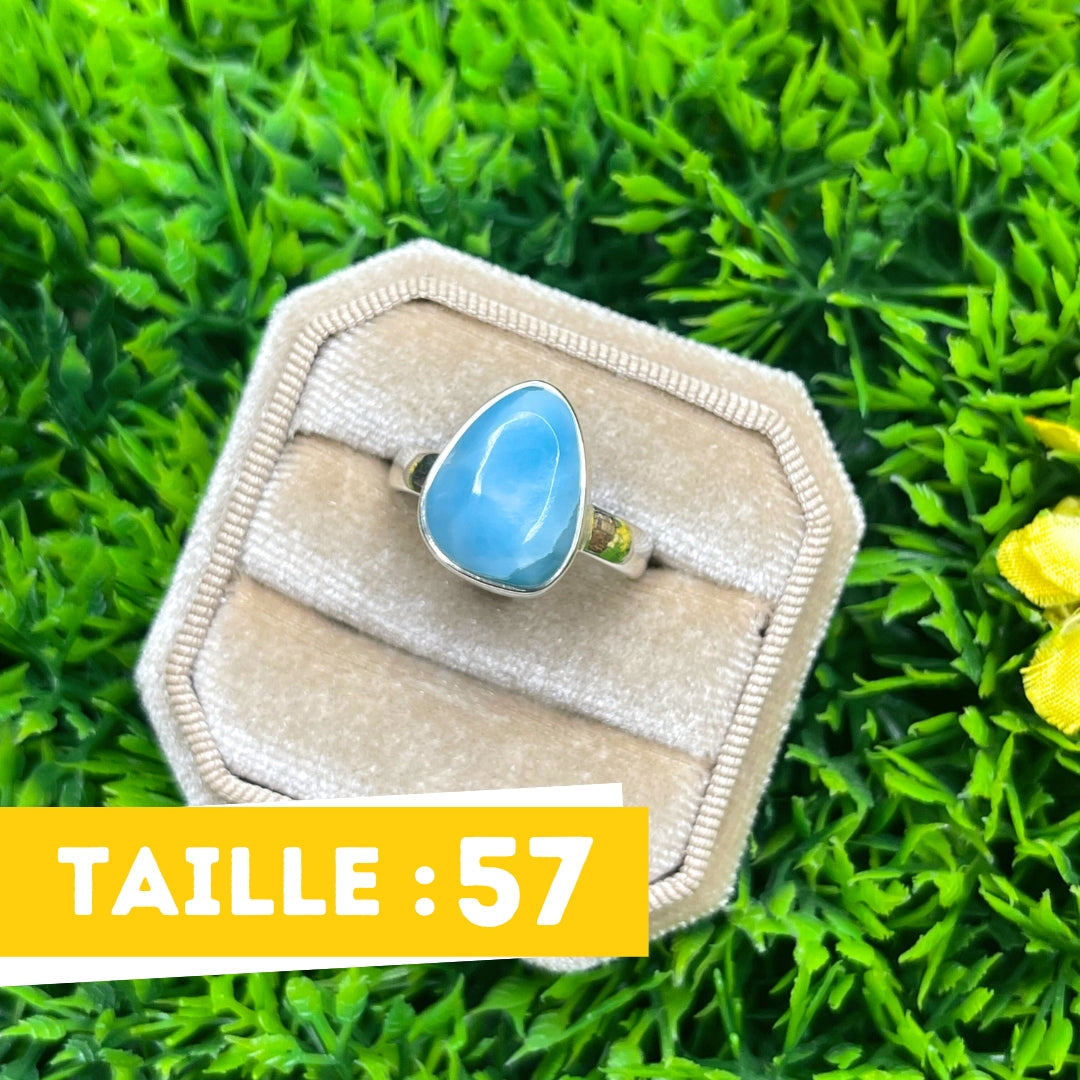 Bague Argent Larimar #106