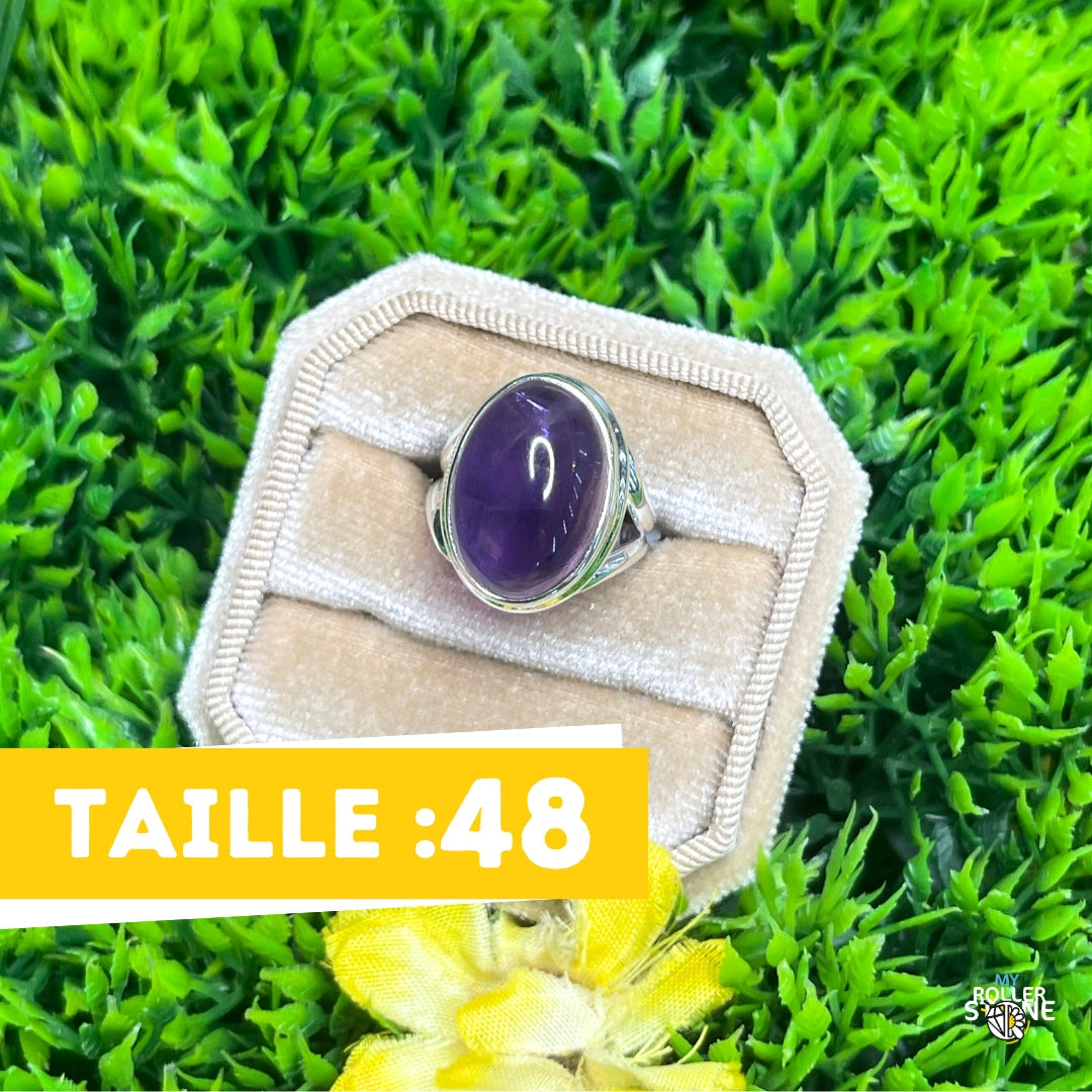 Bague Argent 925 Améthyste #70